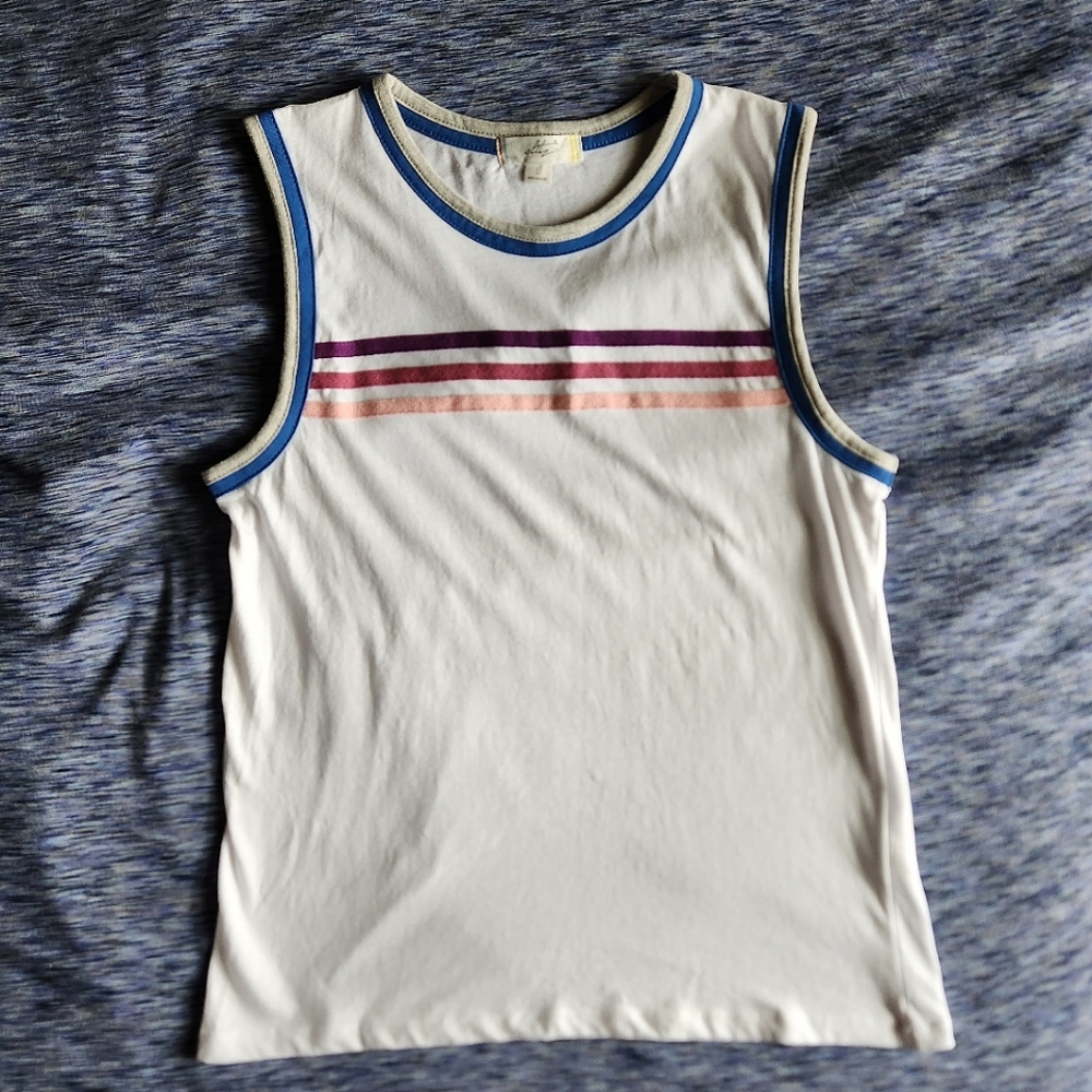 Glitz 3-Stripe Sleeveless Tank Top (Large) (NWT)